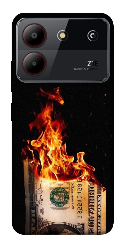 Чохол Money burn для ZTE Blade A54 4G