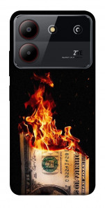 Чохол Money burn для ZTE Blade A54 4G