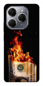 Чехол Money burn для TECNO Spark 20 Pro