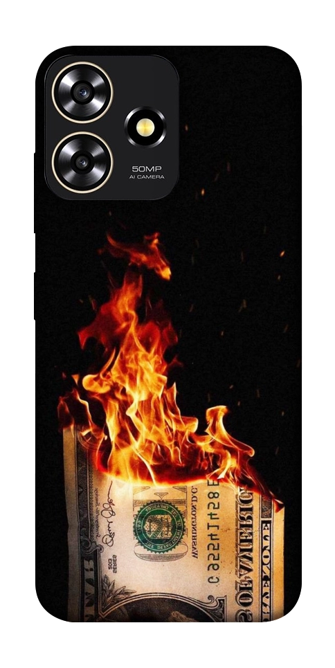 Чохол Money burn для ZTE Blade A73 4G