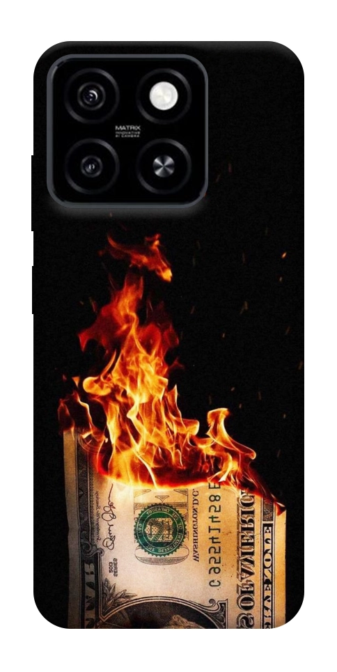 Чохол Money burn для ZTE Blade A55 4G