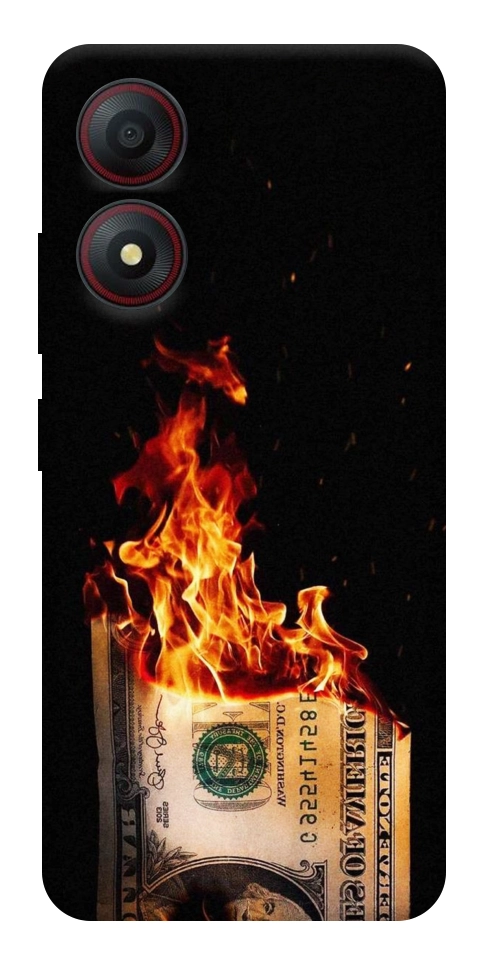 Чохол Money burn для ZTE Blade A34 4G