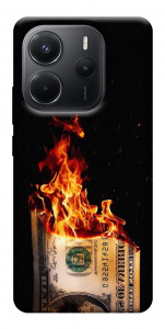 Чехол Money burn для Xiaomi Redmi Note 14 4G (Int. version)