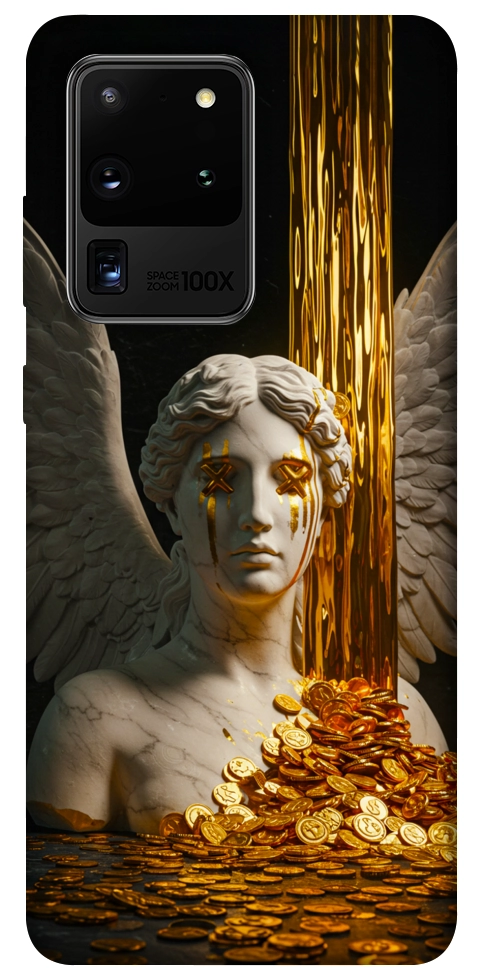 Чехол Gold statue для Galaxy S20 Ultra (2020)