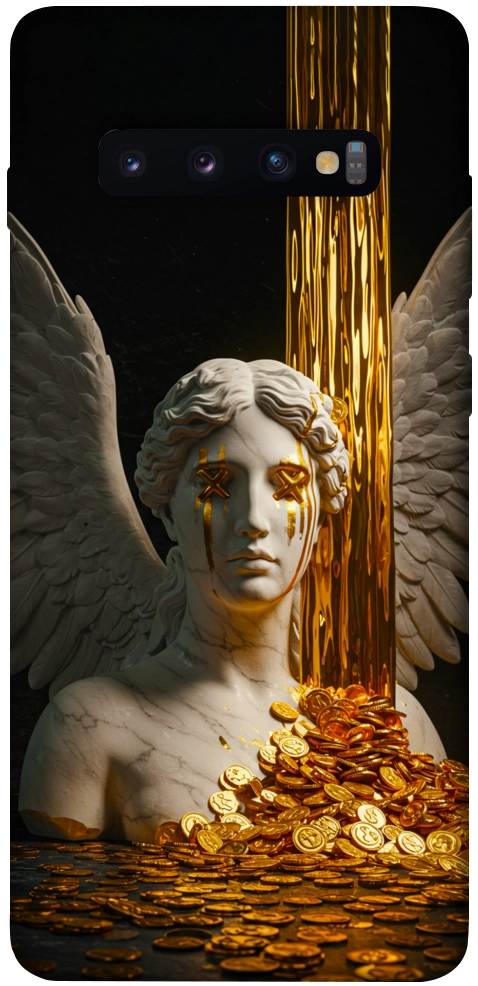 Чохол Gold statue для Galaxy S10 Plus (2019)