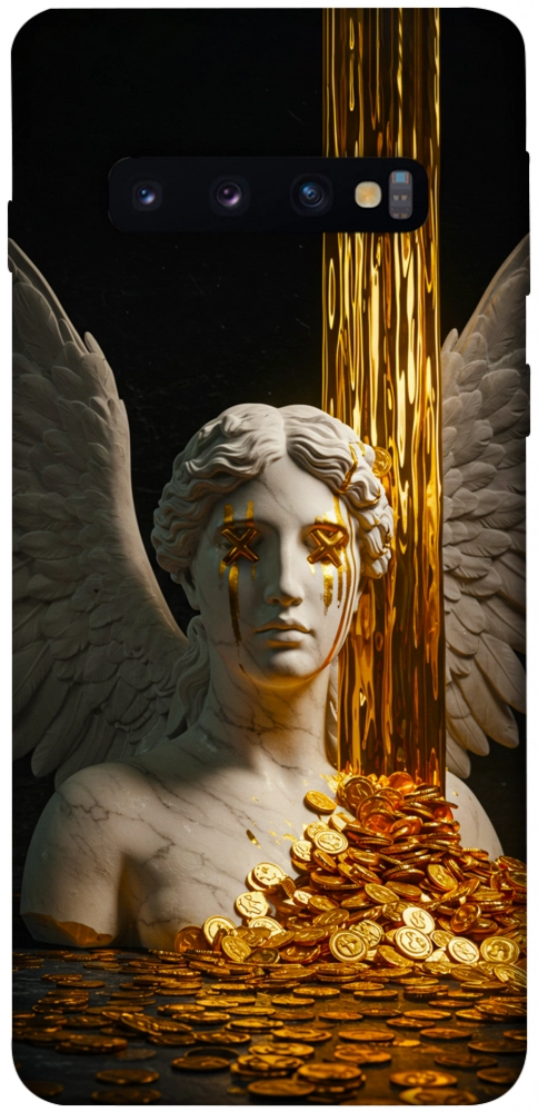 Чехол Gold statue для Galaxy S10 (2019)