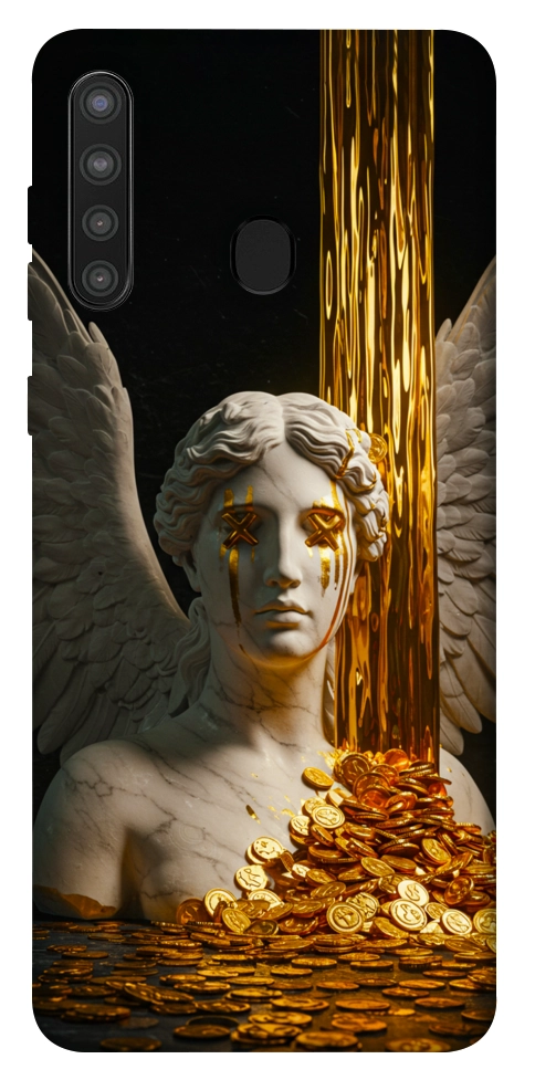 Чехол Gold statue для Galaxy A21