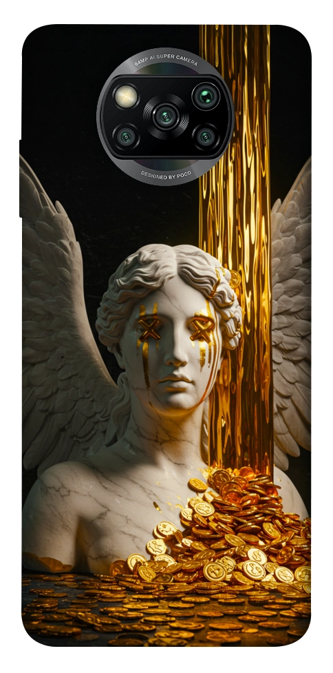 Чохол Gold statue для Xiaomi Poco X3 NFC