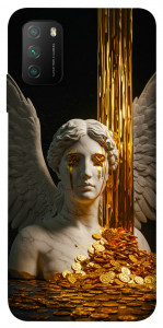 Чехол Gold statue для Xiaomi Poco M3