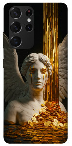 Чехол Gold statue для Galaxy S21 Ultra