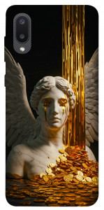 Чехол Gold statue для Galaxy A02
