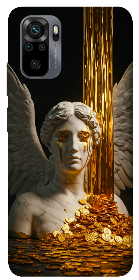 Чехол Gold statue для Xiaomi Redmi Note 10
