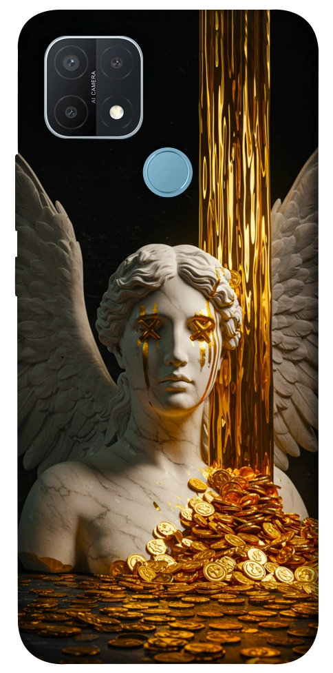 Чехол Gold statue для Oppo A15