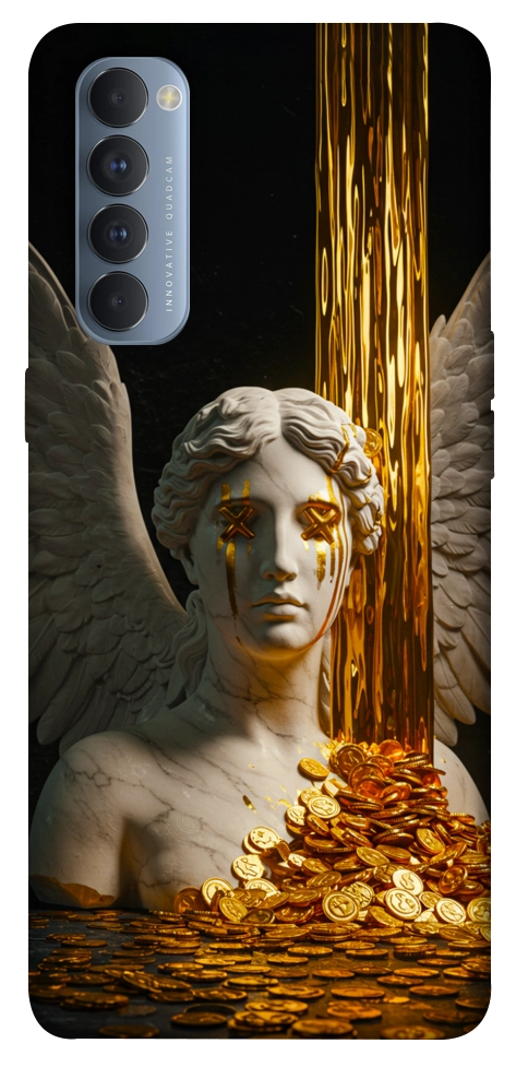Чохол Gold statue для Oppo Reno 4 Pro
