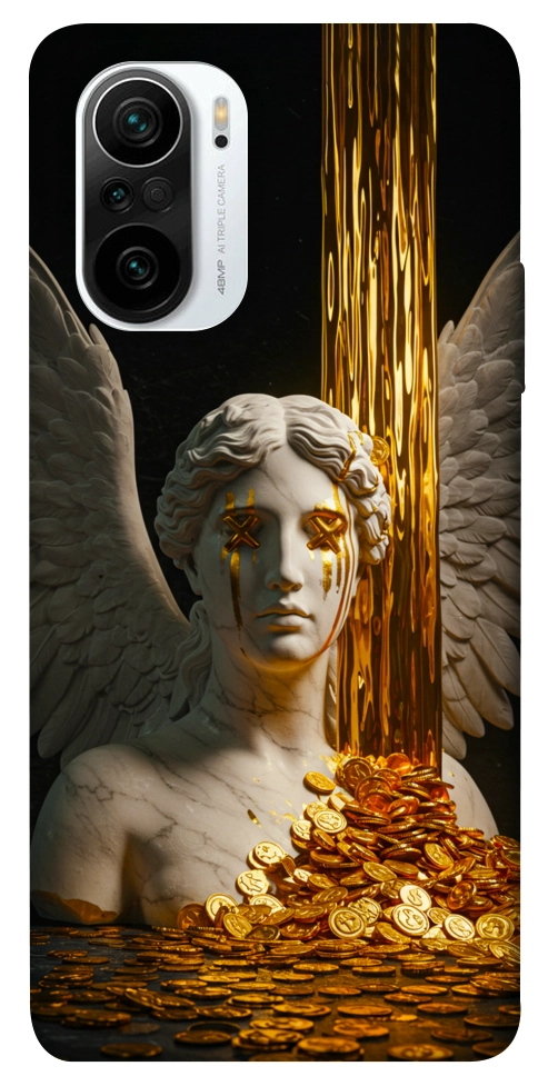 Чехол Gold statue для Xiaomi Poco F3