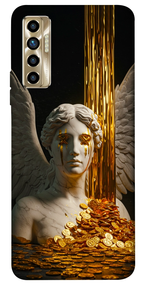 Чохол Gold statue для TECNO Camon 17P