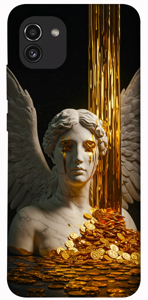 Чехол Gold statue для Galaxy A03