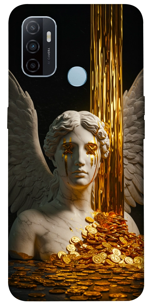 Чехол Gold statue для Oppo A32