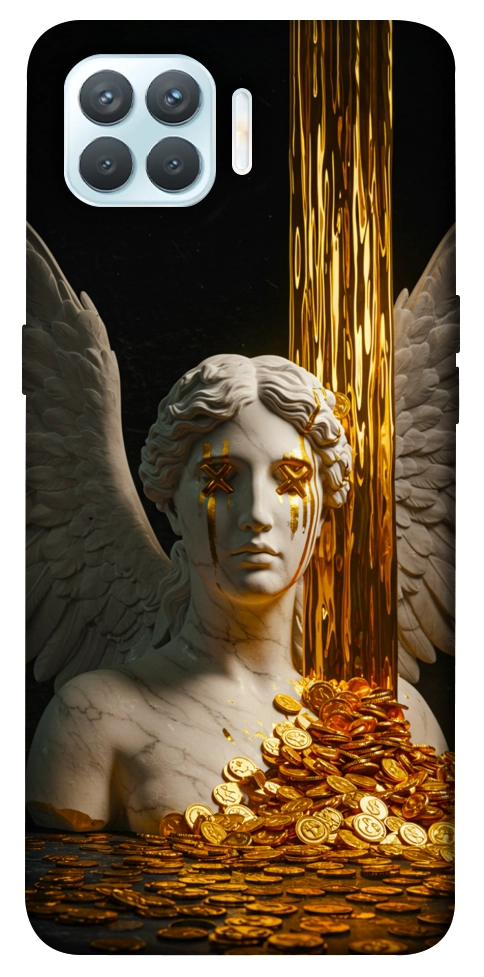 Чехол Gold statue для Oppo F17 Pro