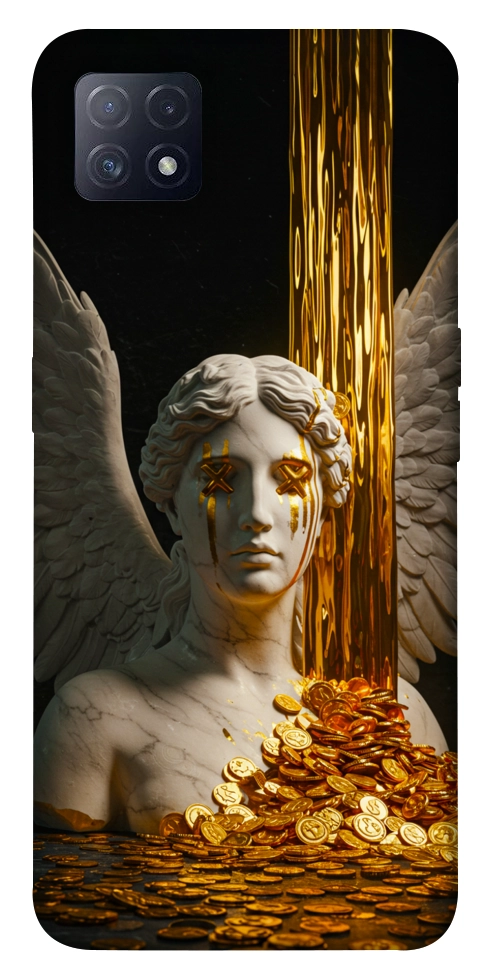 Чехол Gold statue для Oppo A73 5G