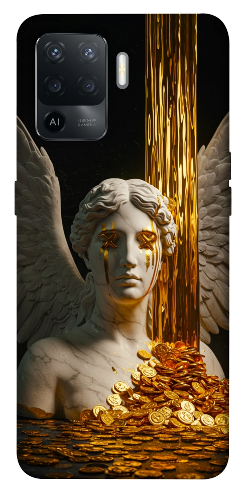 Чохол Gold statue для Oppo Reno 5 Lite