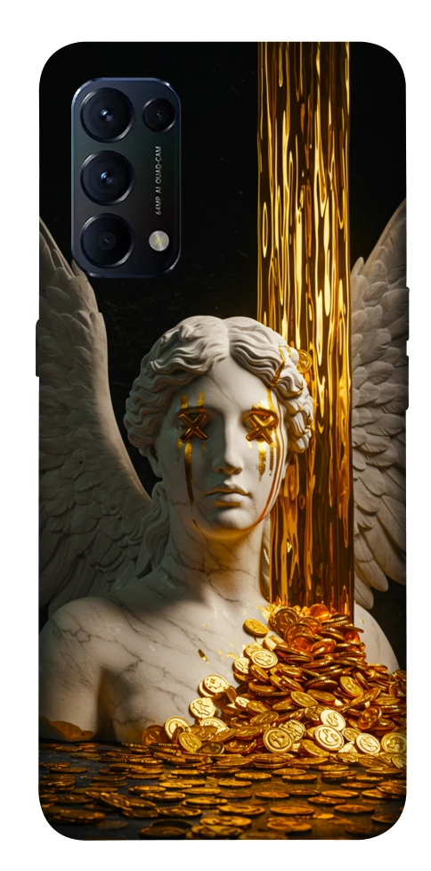 Чохол Gold statue для Oppo Reno 5 4G
