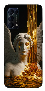 Чехол Gold statue для Oppo Reno 5 4G