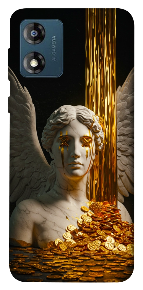 Чехол Gold statue для Motorola Moto E13