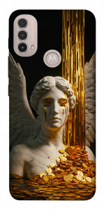 Чехол Gold statue для Motorola Moto E40
