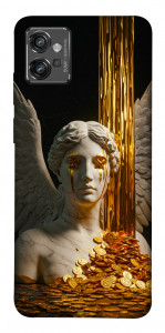 Чехол Gold statue для Motorola Moto G32
