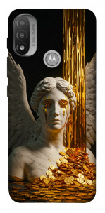 Чехол Gold statue для Motorola Moto E20