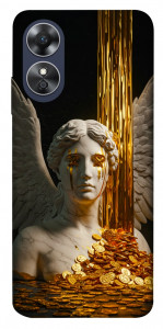 Чехол Gold statue для Oppo A17