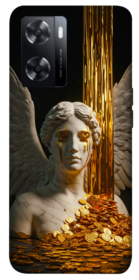Чехол Gold statue для Oppo A77s