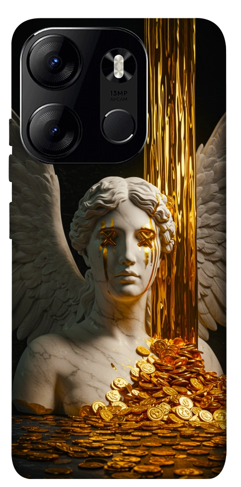 Чехол Gold statue для Tecno Spark Go 2023