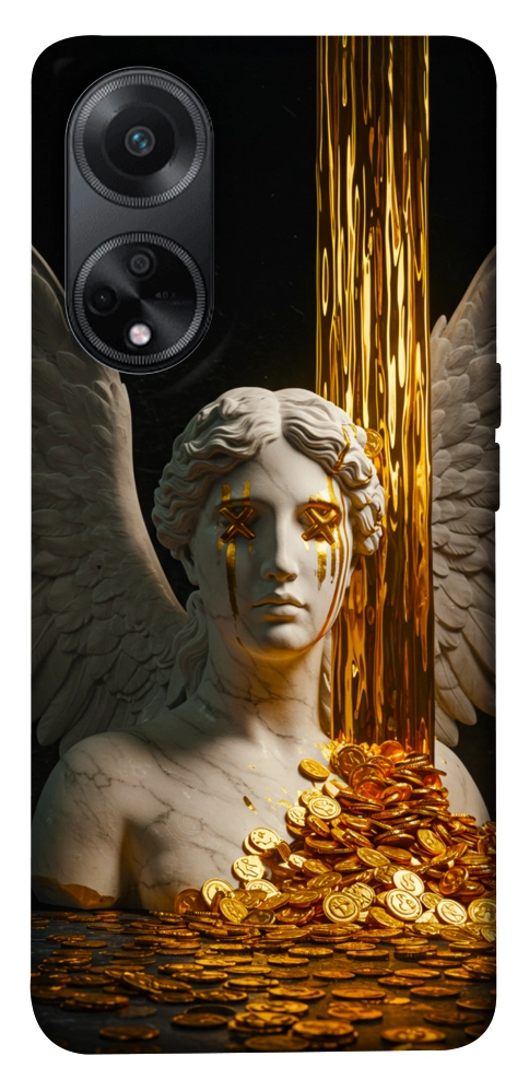 Чехол Gold statue для Oppo A58 4G
