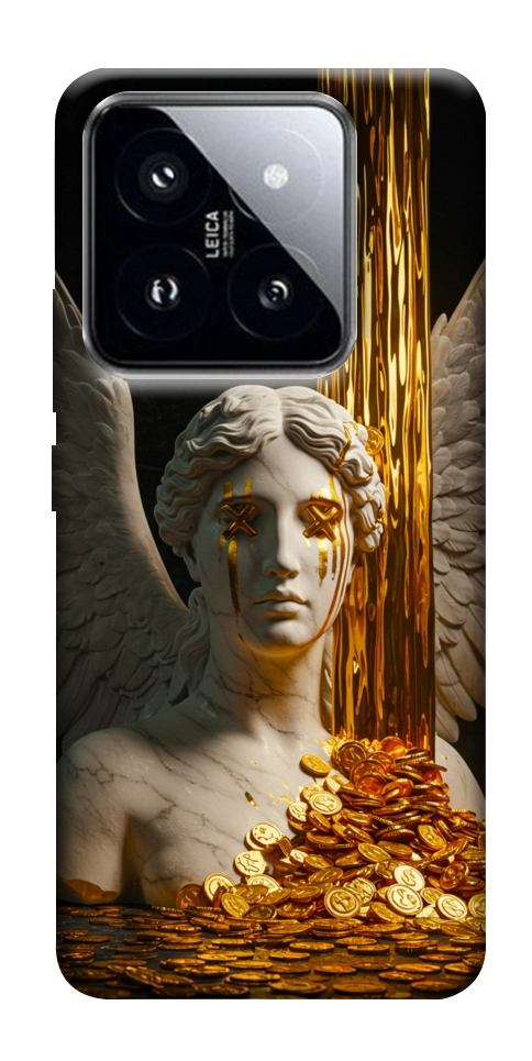 Чехол Gold statue для Xiaomi 14 Pro