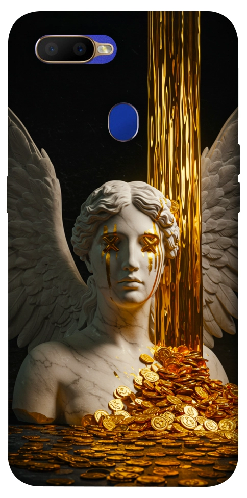Чехол Gold statue для Oppo A7