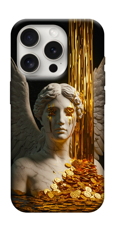 Чехол Gold statue для iPhone 16 Pro