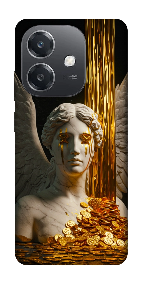 Чехол Gold statue для Oppo А3х 4G