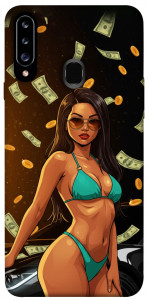 Чехол Money girl для Galaxy A20s (2019)