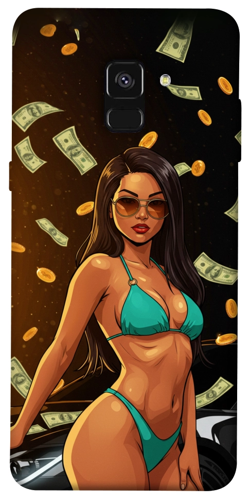 Чохол Money girl для Galaxy A8 (2018)