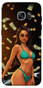 Чехол Money girl для Galaxy S7 Edge