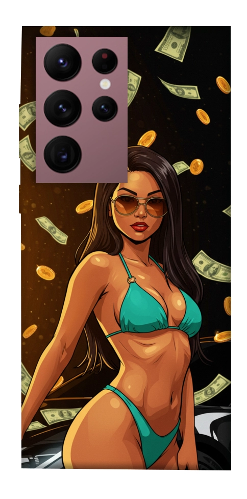 Чехол Money girl для Galaxy S22 Ultra