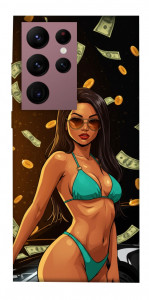 Чехол Money girl для Galaxy S22 Ultra