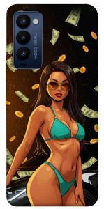 Чохол Money girl для Tecno Camon 18