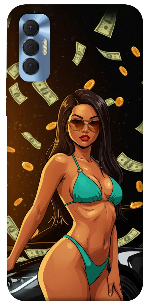 Чохол Money girl для TECNO Spark 8P