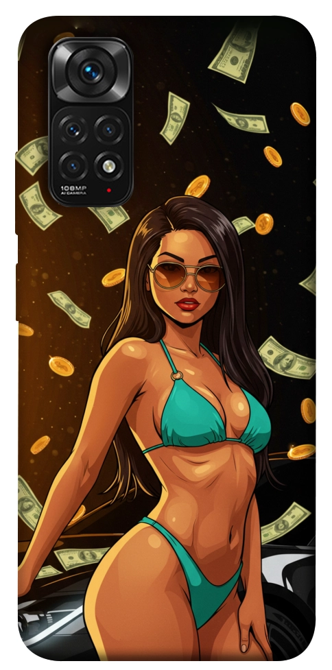 Чехол Money girl для Xiaomi Redmi Note 11 (Global)
