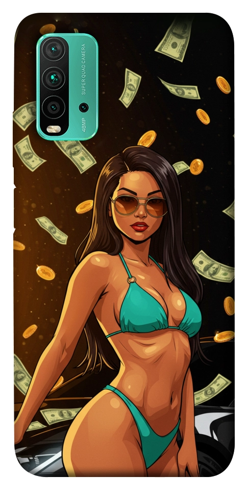 Чехол Money girl для Xiaomi Redmi Note 9 4G