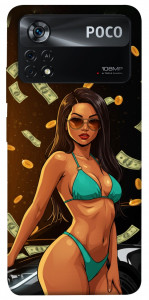 Чехол Money girl для Xiaomi Poco X4 Pro