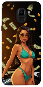 Чехол Money girl для Galaxy J6 (2018)